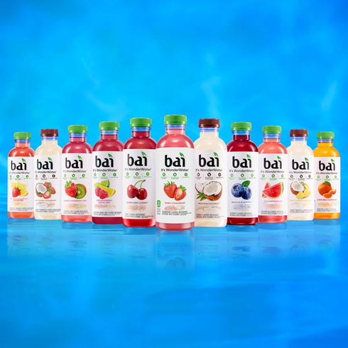 Pack, 18 oz 12 pack Bai Flavors Variety Antioxidant Infused Water Beverage, with Vitamin C and No Artificial