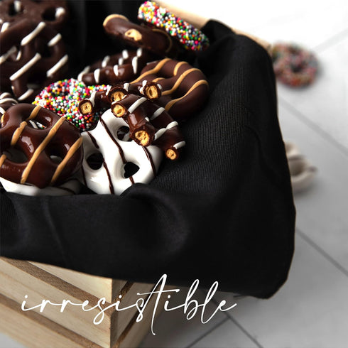 (4 Gluten Free Palace Gift Box Gourmet Gluten Free Mothers Day Chocolate Covered Pretzels Sweet & Salty Crunchy Treat