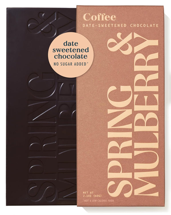 Spring & Mulberry Dark Chocolate Bars - Refined Sugar Free Dark Chocolate