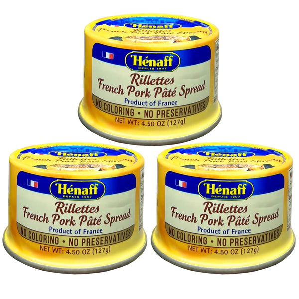 Hnaff From France Henaff French Pork Pate Spread 127 gr Pack of 3