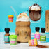 Set, Thoughtfully, Iced Coffee Barista Bar Gift Includes Instant Coffee, Flavored Syrups, Cocoa Powder & Cinnamon