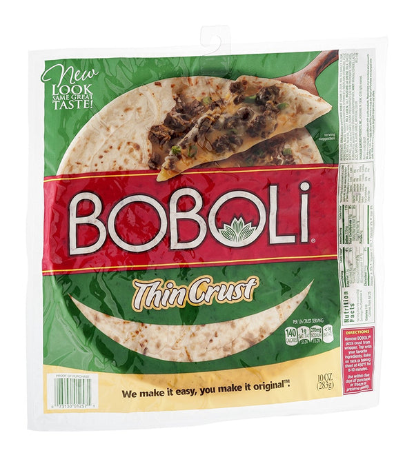 Boboli , Original Italian Thin Pizza Crust, 10oz Package (Pack of 3)