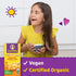 6 oz Annie's Vegan Mac and Cheddar Flavor Pasta and Sauce, Organic, Plant Based, Dinner Side or Snacks