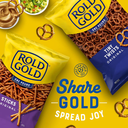 1 (Pack 40) Rold Gold Pretzels, Sticks, Ounce