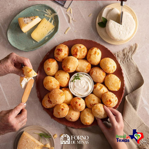 35.27 oz Forno de Minas Brazilian Cheese Bread | Exclusive Brazil in Texas Bracelet | Pao de Queijo Tradicional |
