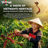 100 3 1 Vinacafe Vietnamese Instant Coffee Sticks in Milk Coffee Blend, Smooth Medium Roast Instant Mix for Fast