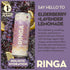 3g Immunity 12oz RINGA Elderberry Lavender Lemonade Sparkling Drink - Organic Moringa + Apple Cider Vinegar