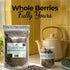 4oz, Herb To Body Chaste Tree Berry Whole Wildcrafted and Dried Vitex Berry for Chasteberry Tea for Womens Wellness
