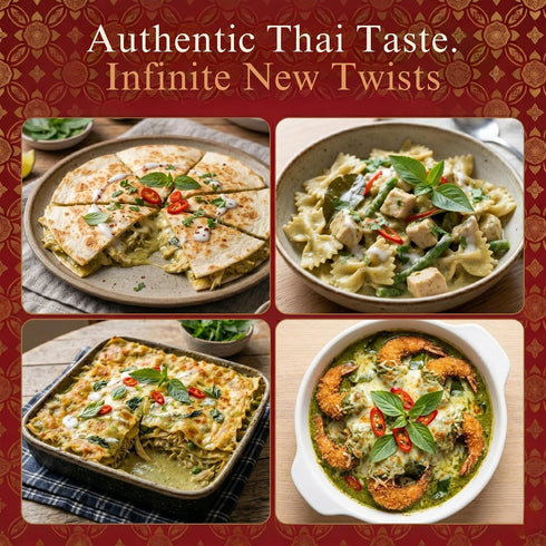 180g, 4 Pack SN Food Authentic Thai Concentrate Curry Paste, (GREEN CURRY)