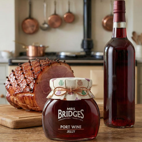7oz (Pack 2) Mrs Bridges Port Wine Jelly, Made in Scotland, Jar
