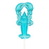Sparko Sweets Blue Raspberry Lobster Lollipops, 3.5 inches tall Large Candy, Blue,