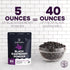 5 3rd Black Raspberry Powder Ounce Bag - Party Lab Tested Freeze Dried Raspberries Fruit Whole Berry for Baking