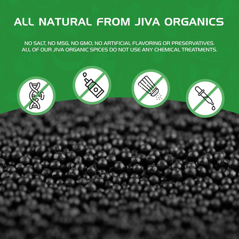 Jiva Organics Organic Black Mustard Seeds, 7oz, Non-GMO, Gluten Free