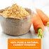 (8.8oz) Hallelujah Diet Max Organic Carrot Juice Powder - Made with Pure Organic Carrot Juice, No Artificial Sweetners