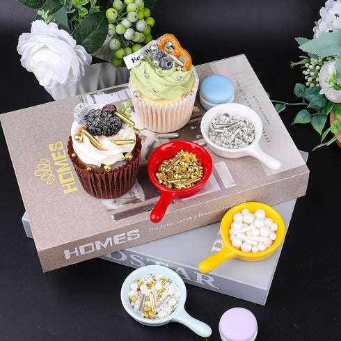 4.6oz Silver Sprinkles for Cake Decorating, Edible Star Sprinkles with Sugar Pearls and Rods, Candy Baking Decorations