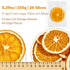 5.29oz 6g 7cm 26 Dried Orange Slices for Cocktails Dehydrated Orange Slices, Large Center-Cut Dried Citrus Slice