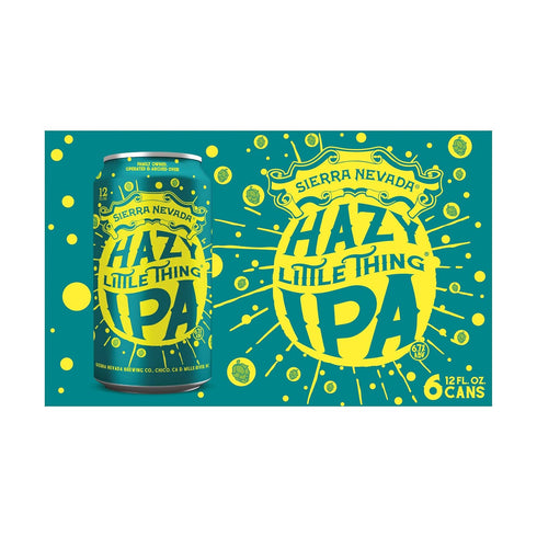 SIERRA NEVADA Hazy Little Thing Unfiltered, 6 pk, 12 oz cans, 6.7% ABV
