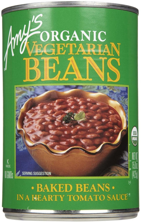 Amys, Beans Baked Vegetarian Organic, 15 Ounce