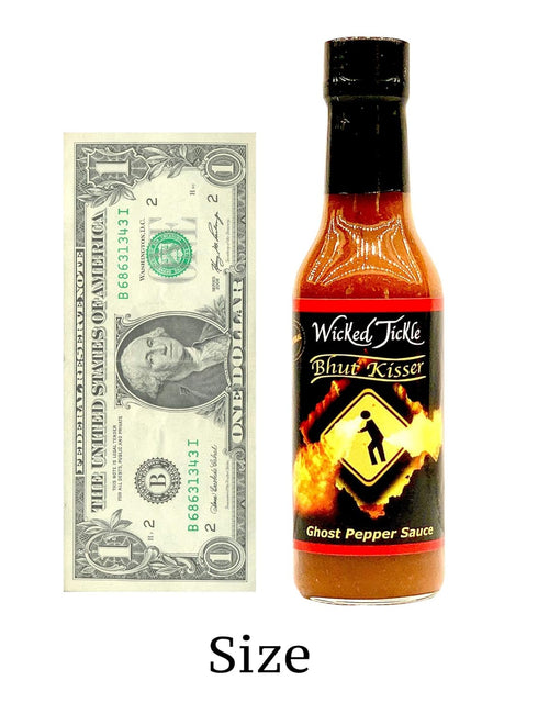 Wicked Tickle Ghost Pepper Hot Sauce Bhut Kisser Very Hot Award Winning Sauce