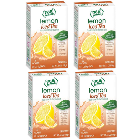 LEMON ICED TEA MIX by TRUE LEMON | Instant Powdered Drink Packets