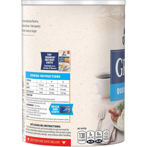 5-Minute 24 oz Quaker Grits