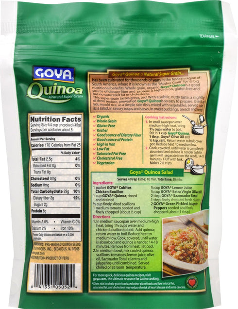 12 oz (5052) Goya Organic Quinoa