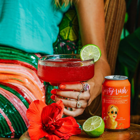 12 oz (8-Pack) Busty Lush Craft Mocktails Non-Alcoholic Sparkling Drinks, Zero Proof Drinks, Mezcalita, Alcohol