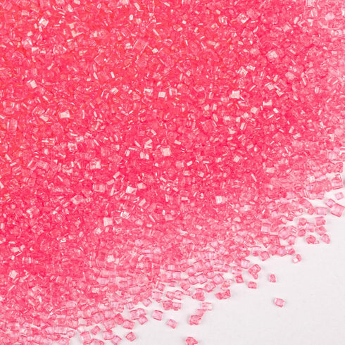 Twisweet Pink Sprinkles, Edible Sanding Sugar Crystals for Cake Decorating, Extra Fine