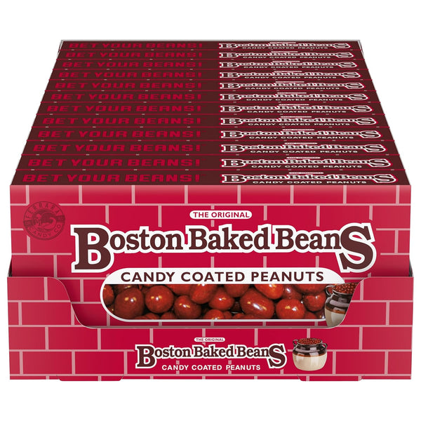 Wonka Boston Baked Beans, Candy-Coated Peanuts, Sweet & Salty, 4.3 Ounce Theater
