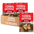 Town House Pita Oven Baked Crackers, Party Snacks, Everything Flavor (12 Boxes)
