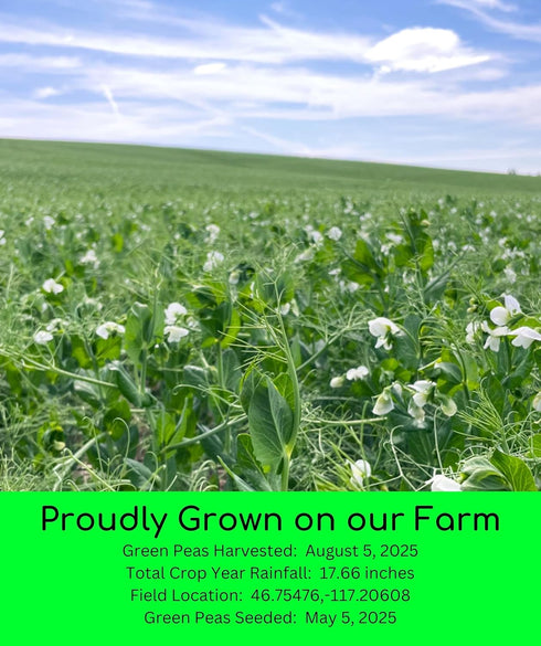 5 LBS Palouse Brand Certified Glyphosate Residue Free Green Split Peas | Mader Family Grown | | Palouse Brand | Non-GMO