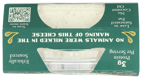 Treeline 6 oz Vegan Soft Herb and Garlic Cheese