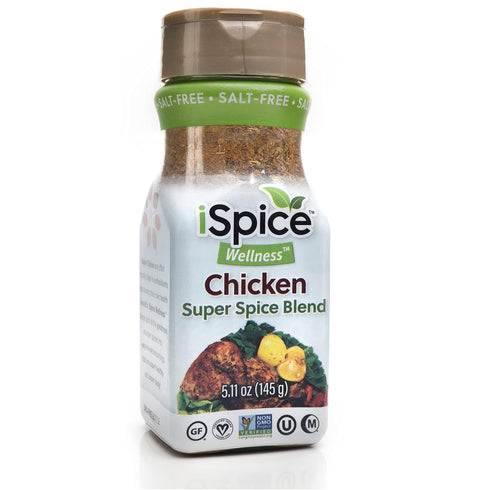 Seasoning,100% Sets 100% Pack (7 Pack) iSpice Salt Free Sodium Free Beef, Chicken, Meat Sauce, Pork, Vegetable, Salad