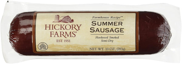 Hickory Farms Summer Sausage Hardwood Smoked (Single Pack)