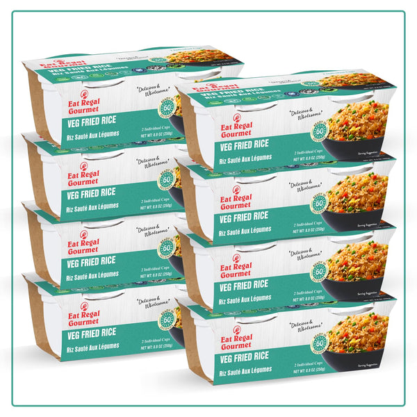 Eat Regal Flavored Rice, 2 Individual Cups, Ready in 60 Seconds (Pack