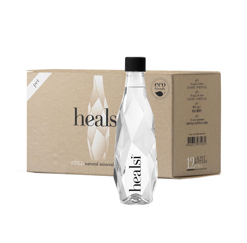 Healsi Natural Artesian Still Water, pH7, Rich in Silica, 12 x 16.9