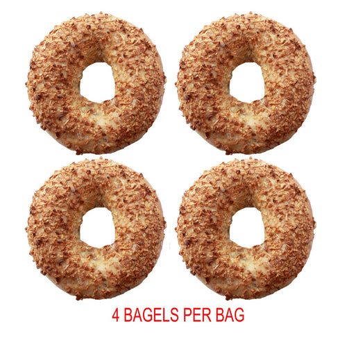 (12 Greater Knead Gluten Free Bagel - Onion - Vegan, non-GMO, Free of Wheat, Nuts, Soy, Peanuts, Tree Nuts bagels)