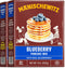 Manischewitz Real Blueberry Pancake Mix, Dairy Free, 9oz (2 Pack) with Real