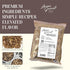 2 lb, Laura's Gourmet Granola Dark Chocolate Crunch, Gluten-Free Oats, Vegan, Dairy & Soy Free Snack, Organic Agave