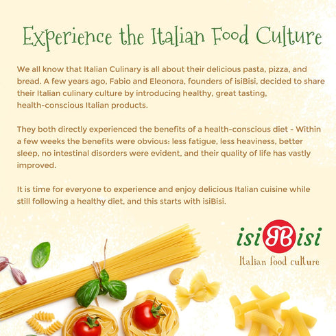 2 LB isiBisi Gluten-Free Rigatoni Pasta, - Artisanal Corn and Rice Noodles - Vegan, Non-GMO, Made in Italy