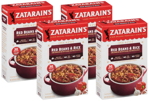 Zatarain's Red Beans & Rice, 8 oz (Pack of 4)