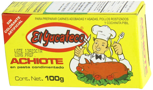El Yucateco Paste Achiote - 3.5 oz