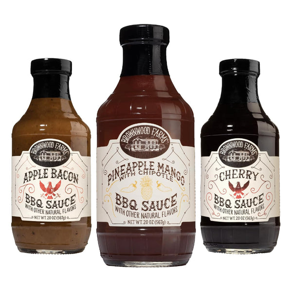 Brownwood Farms BBQ Sauce, Made in Small Batches, Sweet and Tangy, Great