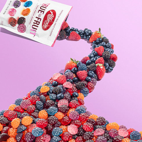 Albanese 6 Pack 7.75oz 7 Gummy Worlds Best True to Fruit Farm Fresh Berries | Bags of Candy | Natural Flavors