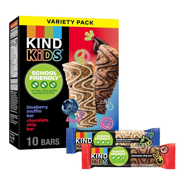 KIND Kids Granola Bars Variety Pack, Gluten Free, Low Sodium, Peanut and