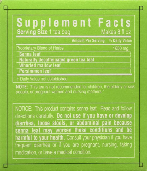 Triple Leaf Teas - Dieter's Green Herbal Tea, 20 Bags