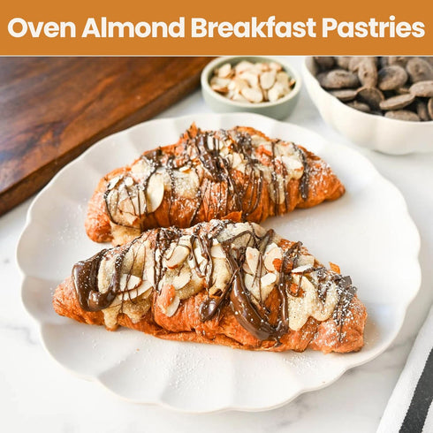 Oven Delights (3.2oz 90g) (Pack 12) Almond Croissant - Bakery fresh - Breakfast Pastries - Individually Wrapped