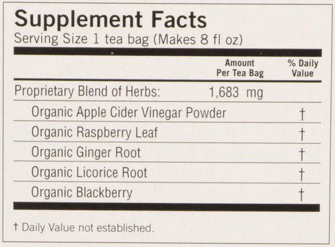 16 Yogi Tea Organic Blackberry Apple Awakening Digestive Cider, CT