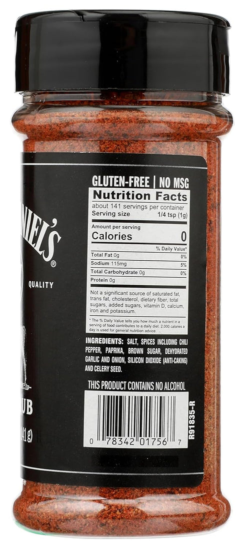 5 oz Jack Daniels Seasoning Rub Barbeque Beef