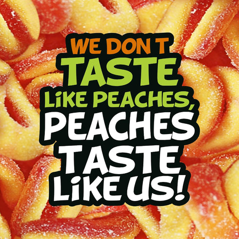 Gummy 5 Trolli Peachie O's Sour Rings Candy, Pound Bulk Bag